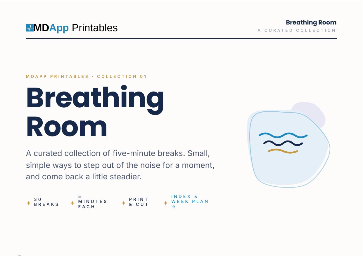 The Breathing Room cover card